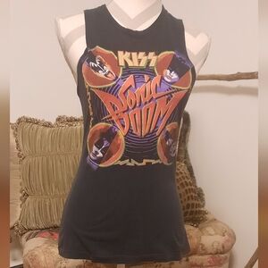 One-of-a-kind Upcycled Kiss Top
